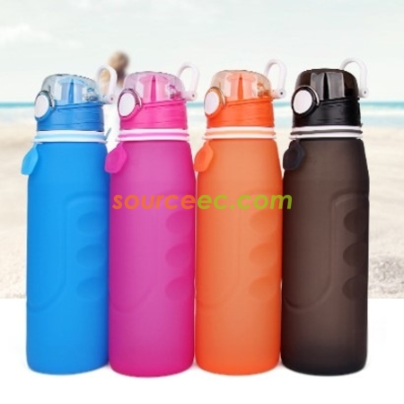 Customization Silicone Folding Water Bottle Promotional Products