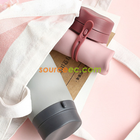 Customization Silicone Folding Water Bottle Promotional Products