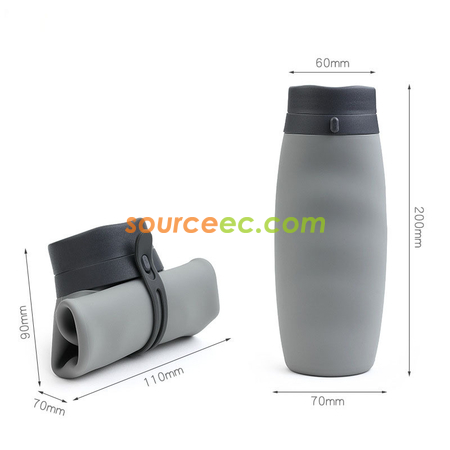 Customization Silicone Folding Water Bottle Promotional Products