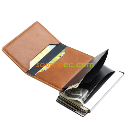 Customization Pu RFID Card Holder Promotional Products