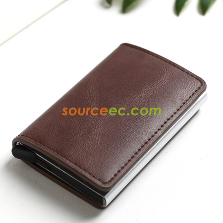 Customization Pu RFID Card Holder Promotional Products