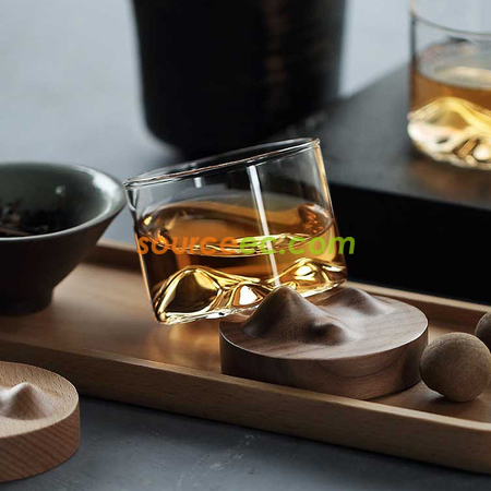 Customization Japanese Style Glass Tea Cup Promotional Products