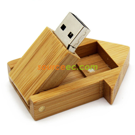 Customization House-shape Wooden USB Flash Drive Promotional Products