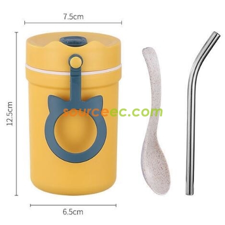 Customization 330ml Portable Double Cup Promotional Products