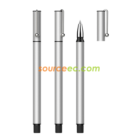 Customization Metal Gel Pen with Cap Promotional Products