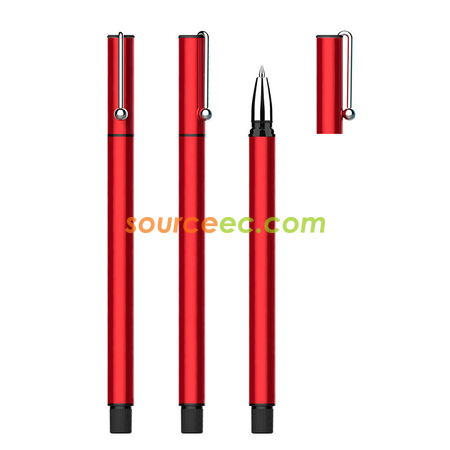 Customization Metal Gel Pen with Cap Promotional Products