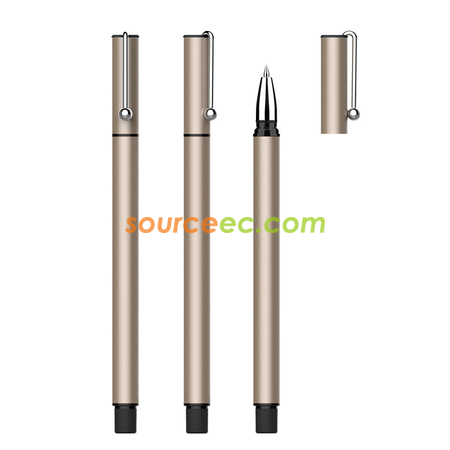 Customization Metal Gel Pen with Cap Promotional Products