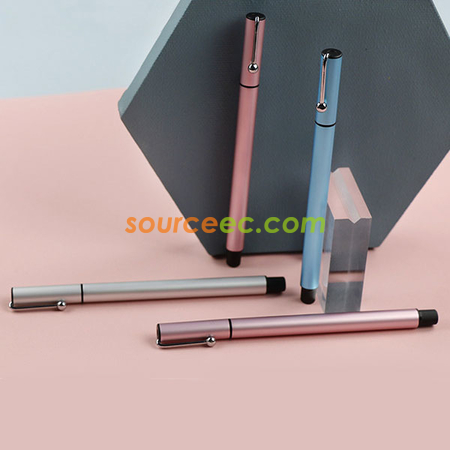 Customization Metal Gel Pen with Cap Promotional Products