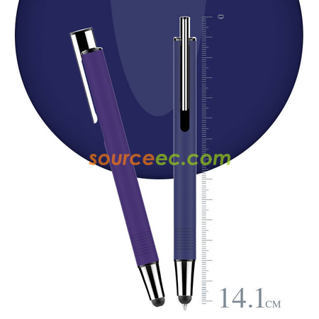 Customization 2-in-1 Ballpoint Pen with Stylus Promotional Products