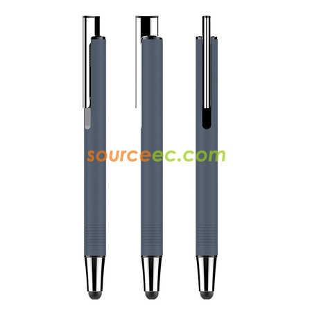 Customization 2-in-1 Ballpoint Pen with Stylus Promotional Products