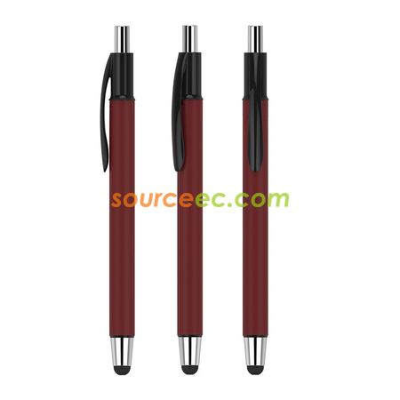 Customization 2-in-1 Ballpoint Pen with Stylus Promotional Products