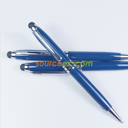 Customization 2-in-1 Metal Twist Ballpoint Pen with Stylus Promotional Products