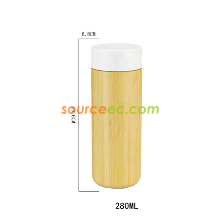Customization Stainless Steel Cup With Bamboo Shell Promotional Products