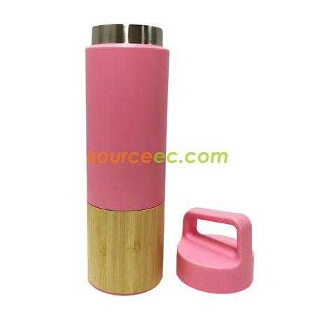 Customization Stainless Steel Bamboo Cup Promotional Products