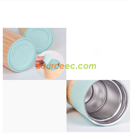 Customization Stainless Steel Bamboo Cup Promotional Products