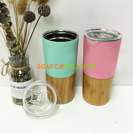 Customization Stainless Steel Bamboo Cup Promotional Products