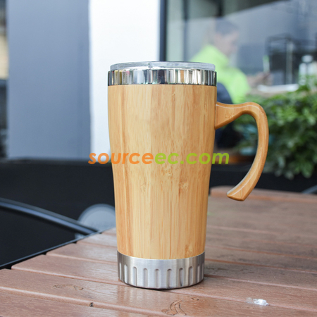 Customization Stainless Steel Bamboo Cup Promotional Products