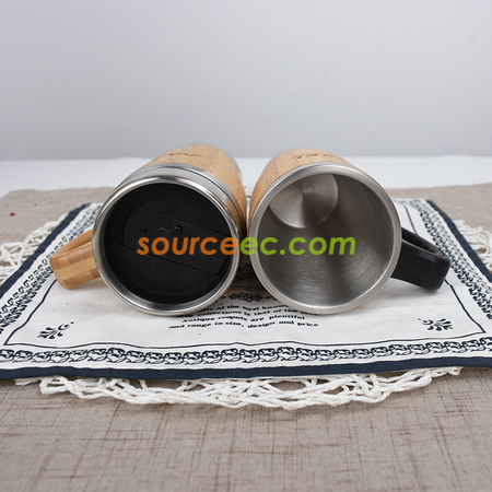 Customization Stainless Steel Bamboo Cup Promotional Products