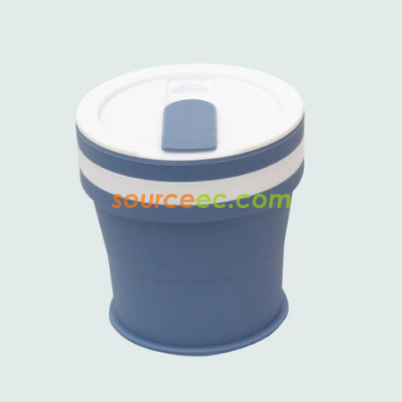Customization 350ML Silicone Collapsible Coffee Cup Promotional Products