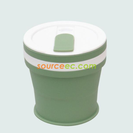 Customization 350ML Silicone Collapsible Coffee Cup Promotional Products
