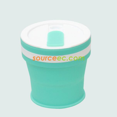 Customization 350ML Silicone Collapsible Coffee Cup Promotional Products
