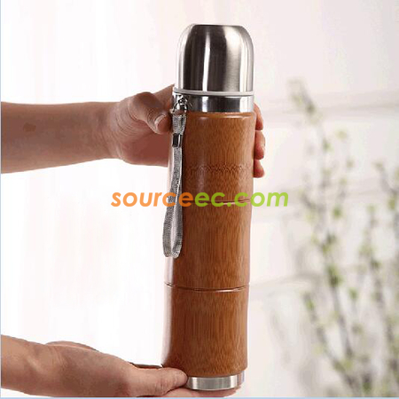 Customization Bamboo Shell Heat Preservation Cup Promotional Products