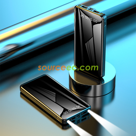 Customization 10000mAh Power Bank with In-Built Type C / Micro / Lightning Promotional Products