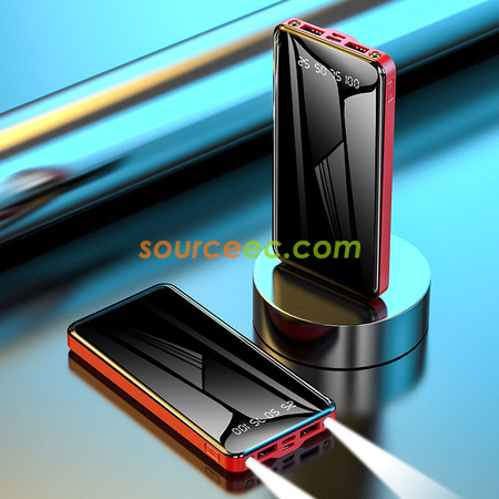 Customization 10000mAh Power Bank with In-Built Type C / Micro / Lightning Promotional Products
