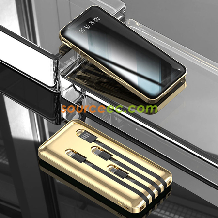 Customization 10000mAh Power Bank with In-Built Type C / Micro / Lightning Promotional Products