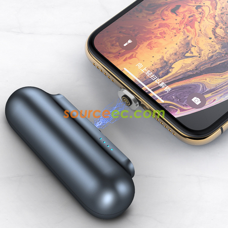 Customization Magnetic Capsule Power Bank Promotional Products