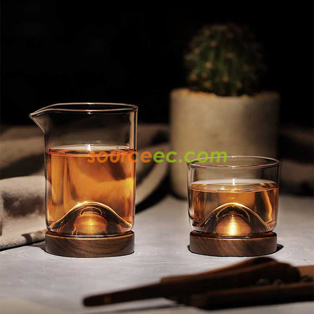 Customization Japanese Style Glass Tea Cup Promotional Products