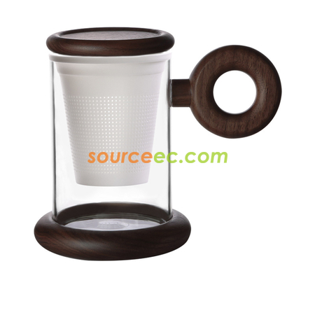 Customization Glass Cup With Infuser Promotional Products