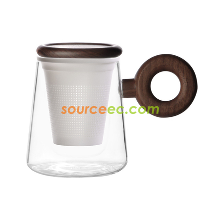 Customization Glass Cup With Infuser Promotional Products