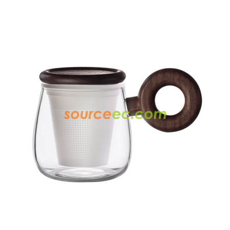 Customization Glass Cup With Infuser Promotional Products