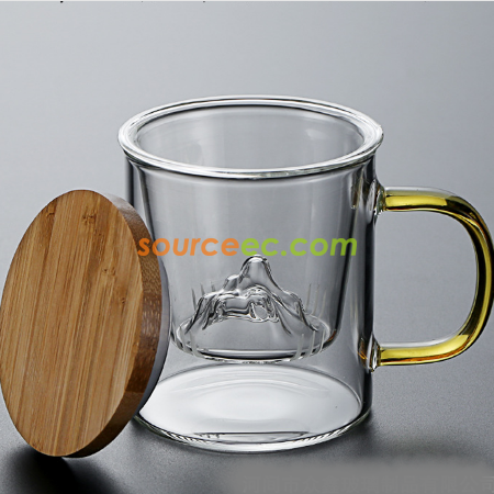Customization Double-Layer Glass With Lid Promotional Products