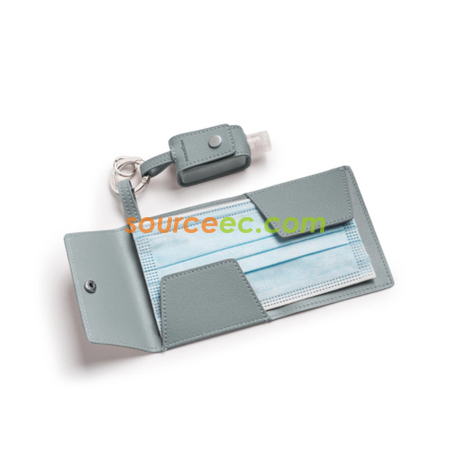 Customization PU Storage Bag For Hand Sanitizer And Mask Promotional Products