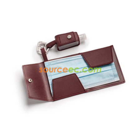 Customization PU Storage Bag For Hand Sanitizer And Mask Promotional Products