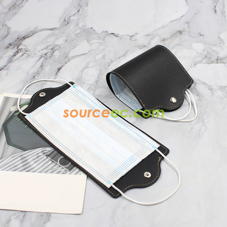 Customization PU Folding Mask Storage Clip Promotional Products
