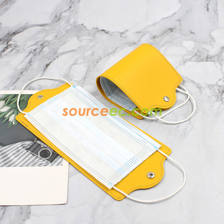 Customization PU Folding Mask Storage Clip Promotional Products