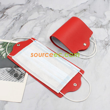 Customization PU Folding Mask Storage Clip Promotional Products
