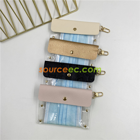 Customization Leather PVC Mask Storage Bag Promotional Products