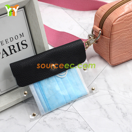 Customization Leather PVC Mask Storage Bag Promotional Products