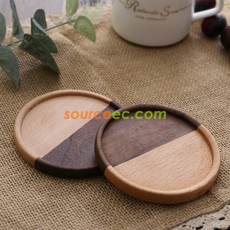 Customization Beech Coaster Promotional Products