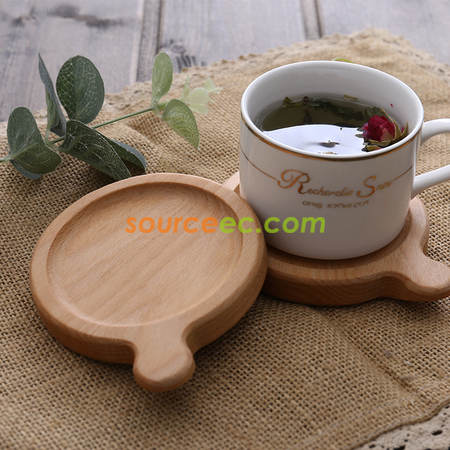 Customization Japanese Wooden Coffee Coaster Promotional Products