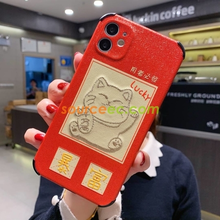 Customization Embossed embroidery phone case Promotional Products