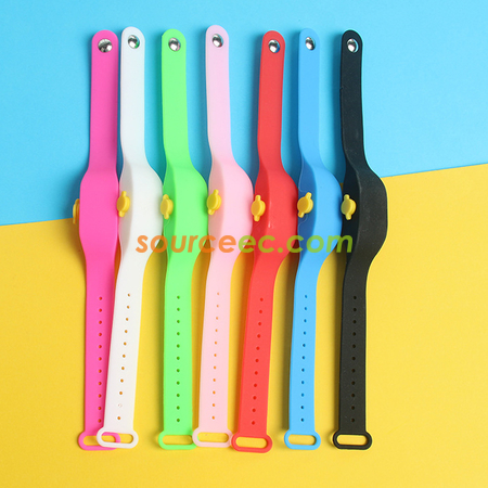 Customization Silicone Hand Sanitizer Bracelet (With Bottle) Promotional Products
