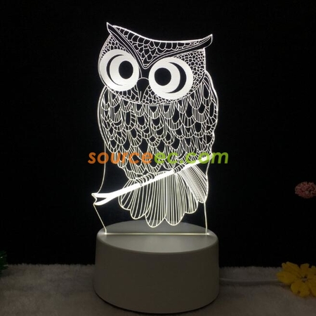 Customization Led Acrylic Stereo Desk Lamp Promotional Products