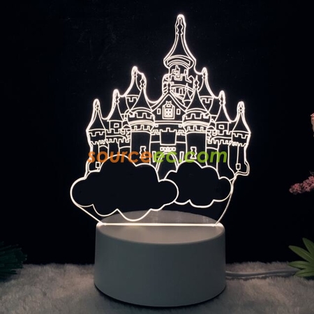 Customization Led Acrylic Stereo Desk Lamp Promotional Products