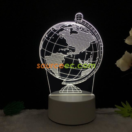 Customization Led Acrylic Stereo Desk Lamp Promotional Products