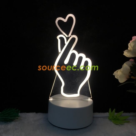 Customization Led Acrylic Stereo Desk Lamp Promotional Products